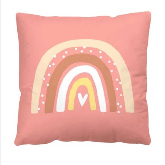 Rainbow Decorative Pillow Cover - Picture 1 of 5